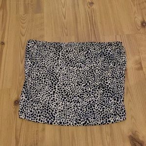 American eagle cheetah print tube top